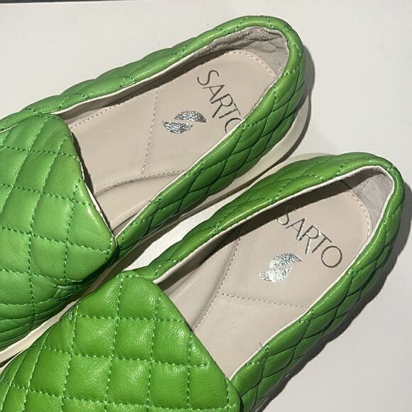 FRANCO SARTO | Green Women's By Prato Slip-On Sneaker - Picture 5 of 5